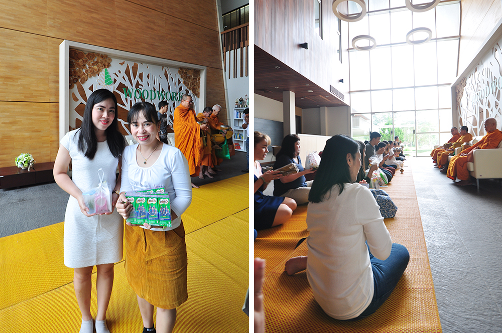 รับพร พระวัดไตรสามัคคี